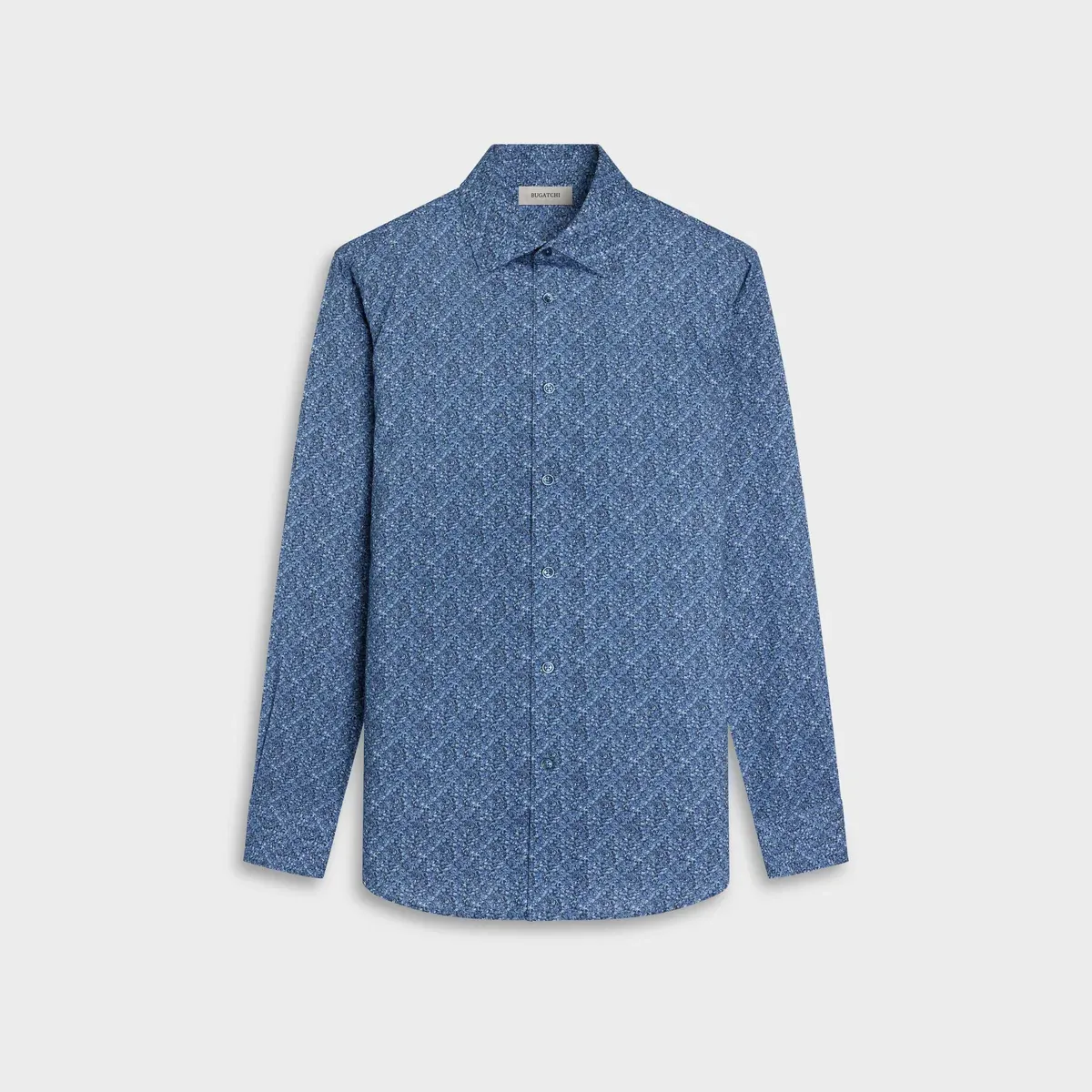 Bugatchi Alvin Blue Floral Shirt KS3062L80S