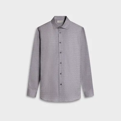 Bugatchi Alvin Steel Geometric Shirt KS3115L80S