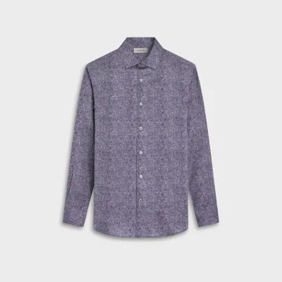 Bugatchi Alvin Anthracite Herringbone Shirt