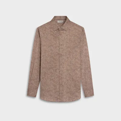 Bugatchi Julian Sienna Leaf Print Shirt