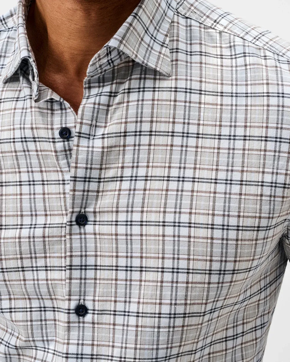 Johnnie-O Performance Flannel Button Down Shirt - Tahoe Plaid