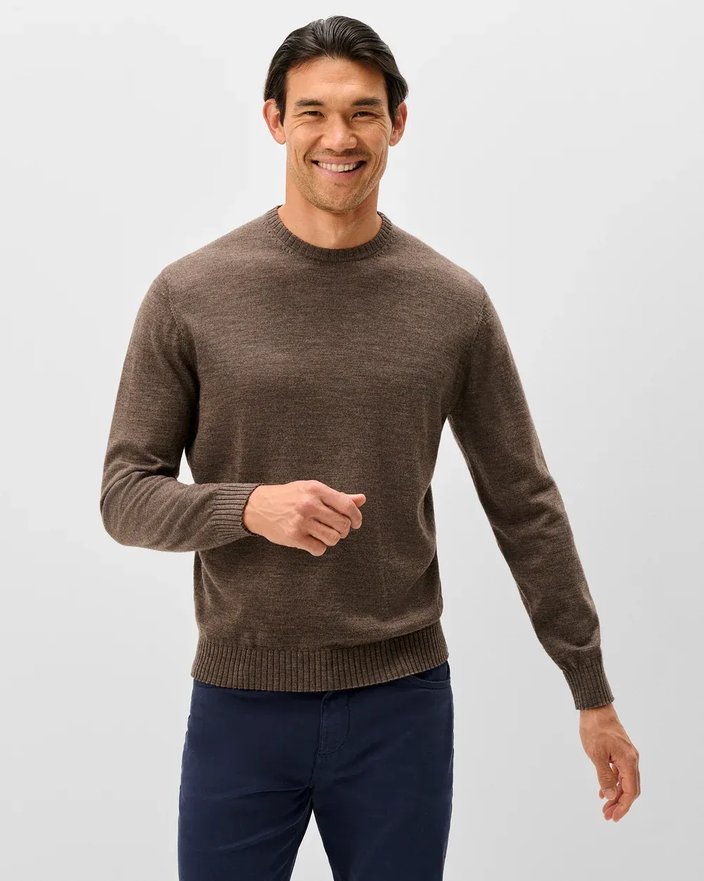 Johnnie-O Ronald Merino Wool Crewneck Sweater