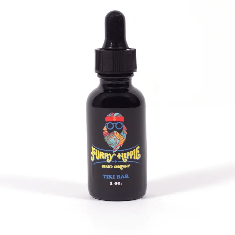 Furry Hippy Beard Co. 1oz TIKI BAR Beard Oil Drops
