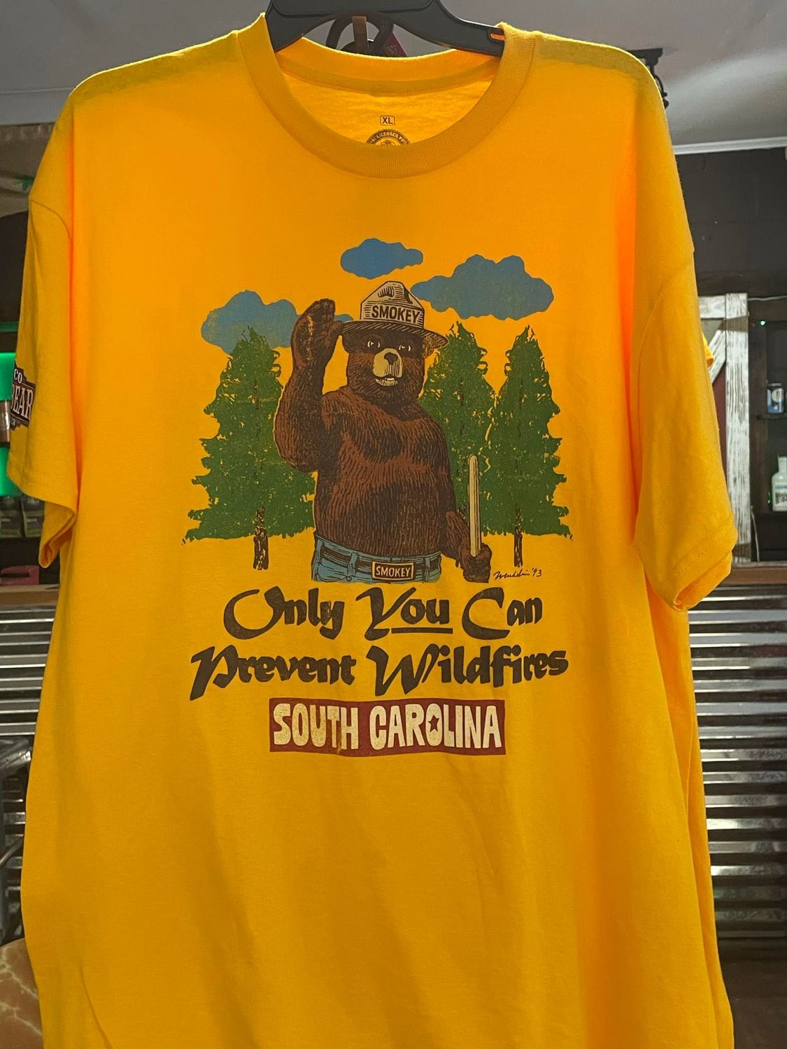 Yellow SC Wildfire T-shirt