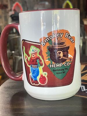 Branded Burgundy Coffee Cup