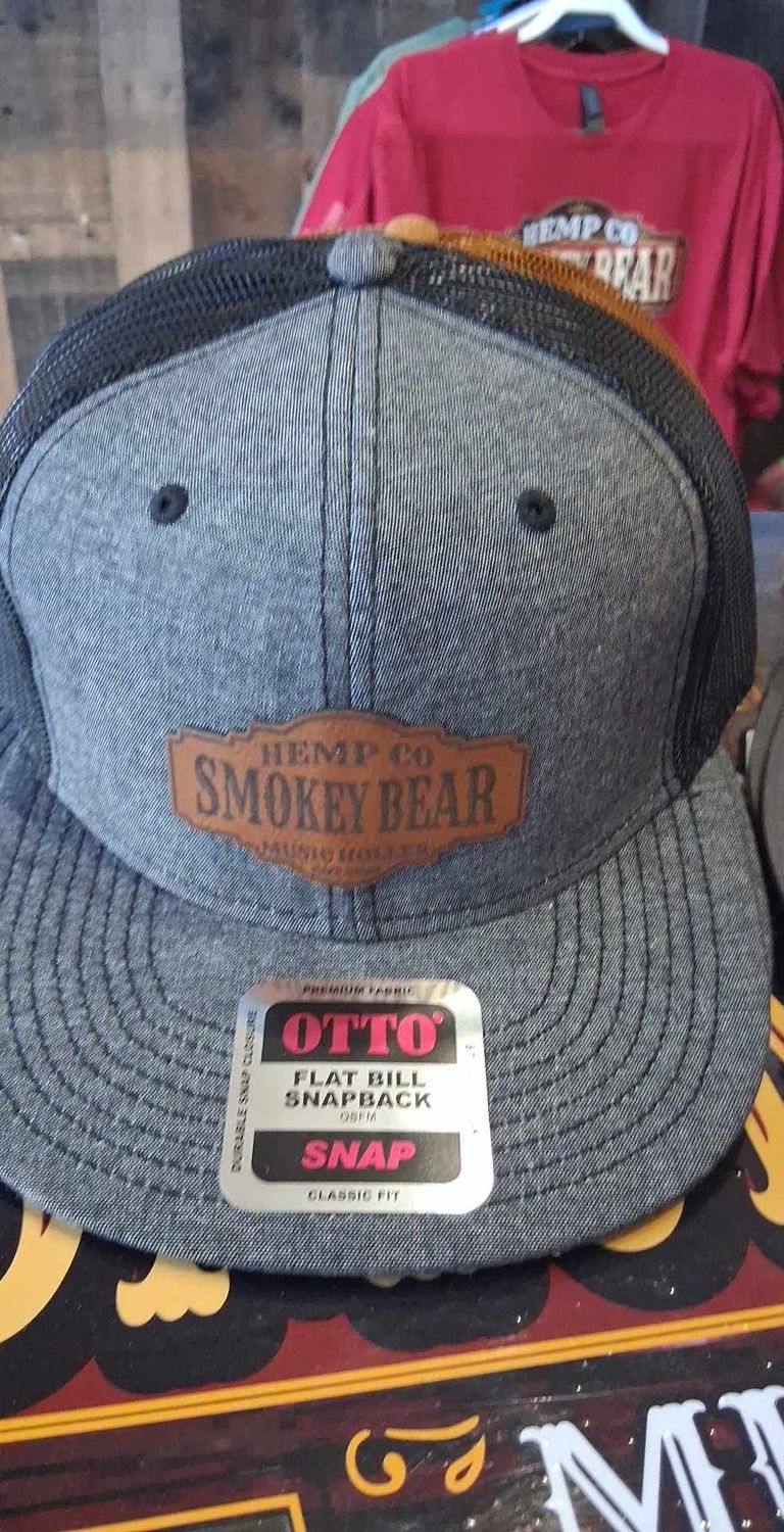 Branded Grey & Black Cap