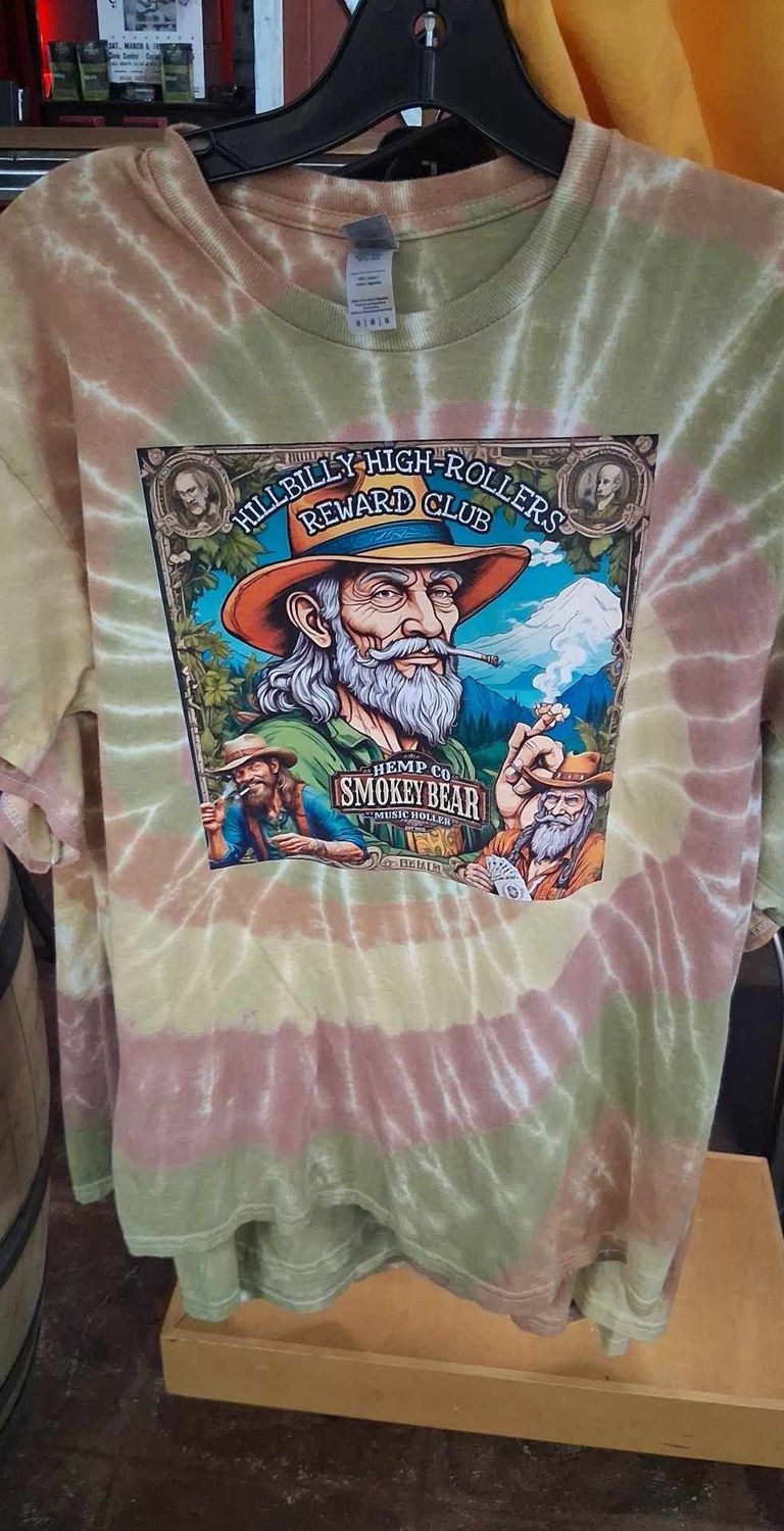 Exclusive for Hillbilly High-Rollers Club Tie Dyed T-Shirt