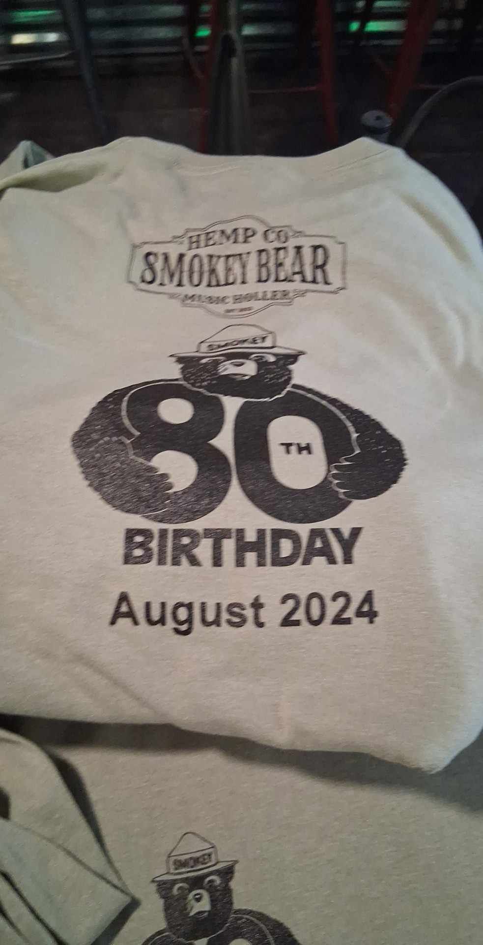 80th Smokey Bear Commemorative T-Shirt