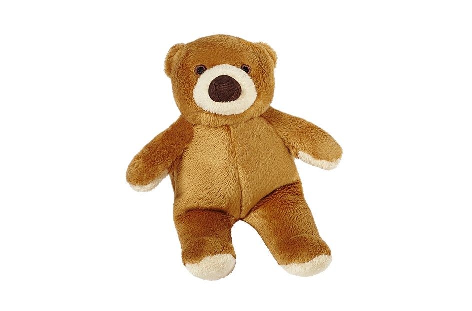 Fluff &amp; Tuff Cubby Bear plush toy posed upright