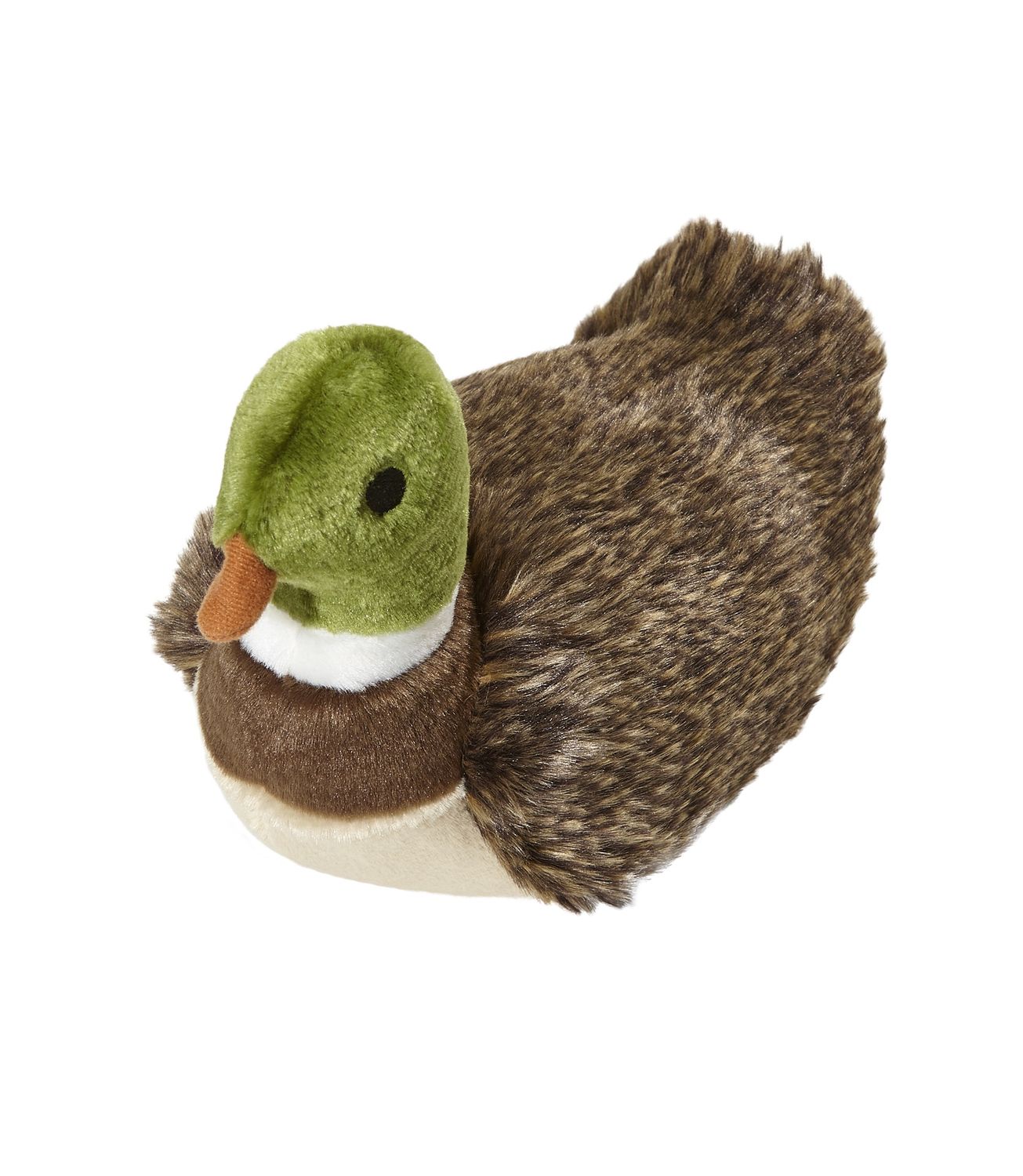 Fluff &amp; Tuff Morley Mallard plush toy with green head and brown body