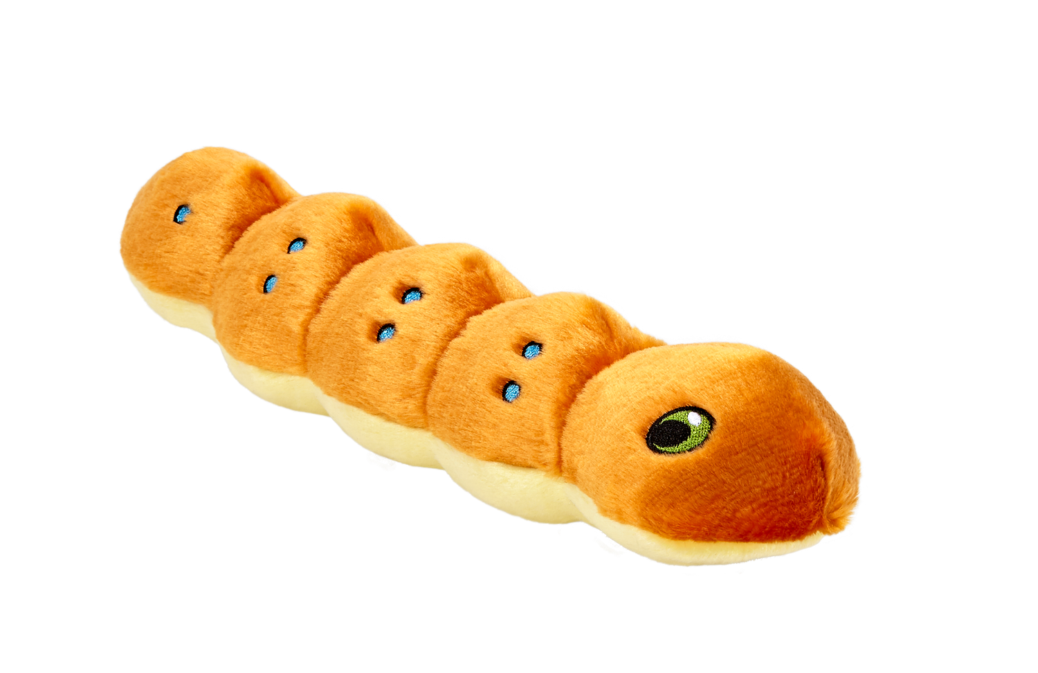 Fluff &amp; Tuff Spicy Caterpillar plush toy with bright segments