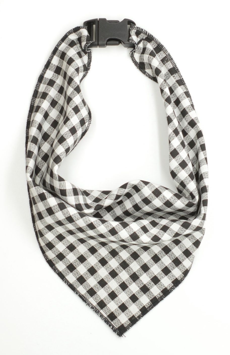 BLACK GINGHAM-XS