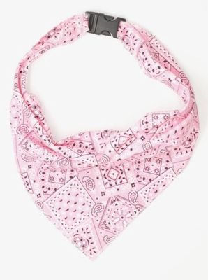 PINK BANDANA-XS