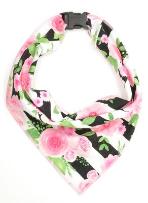 PINK FLOWER STRIPE-M
