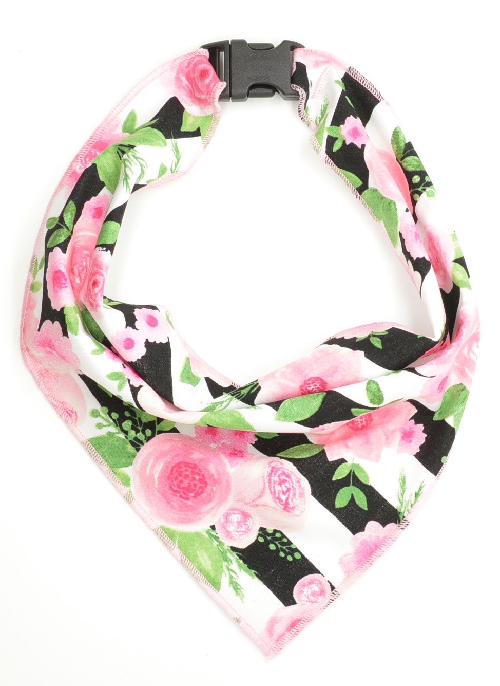 PINK FLOWER STRIPE-S