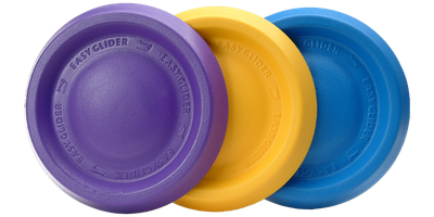 EasyGlide DuraFoam Disc – durable foam flying disc dog toy with patented straight flight design.