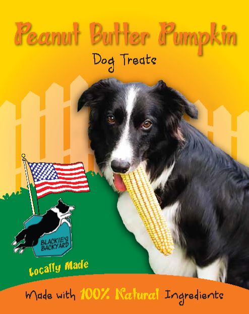 Bag of Blackie's Peanut Butter &amp; Pumpkin Dog Treats | Natural