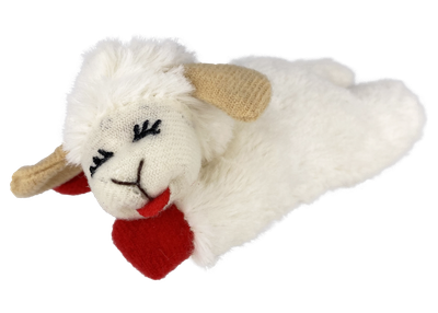Lamb Chop catnip plush toy for cats