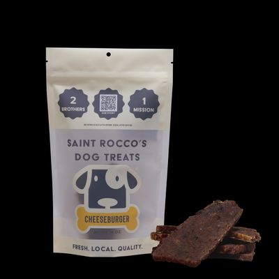 Bag of Saint Rocco's Cheeseburger treats