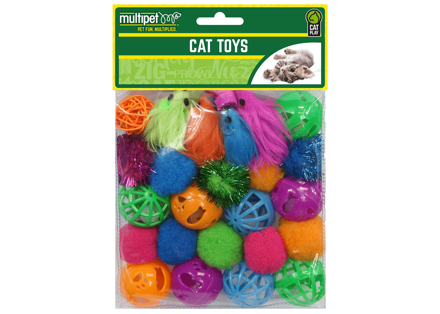 Multipet 24 piece Value Pack. Pet Fun Multiplied!