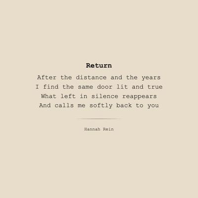Return