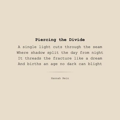 Piercing the Divide