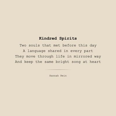 Kindred Spirits
