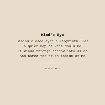 Mind's Eye
