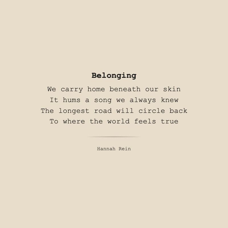 Belonging