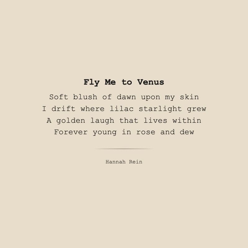 Fly Me to Venus
