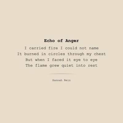 Echo of Anger