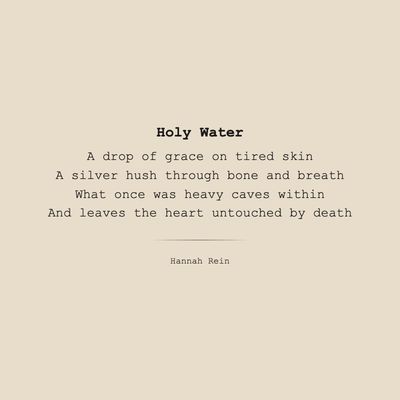 Holy Water