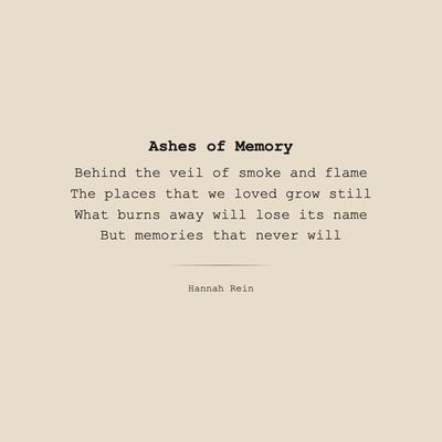 Ashes of Memory