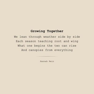 Growing Together