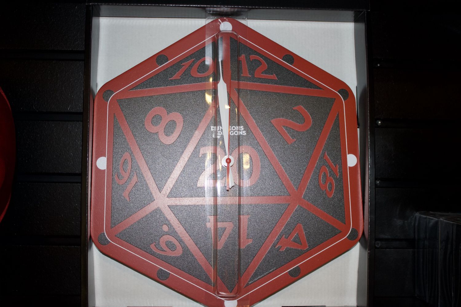 Duungeons &amp; Dragons D20 Clock