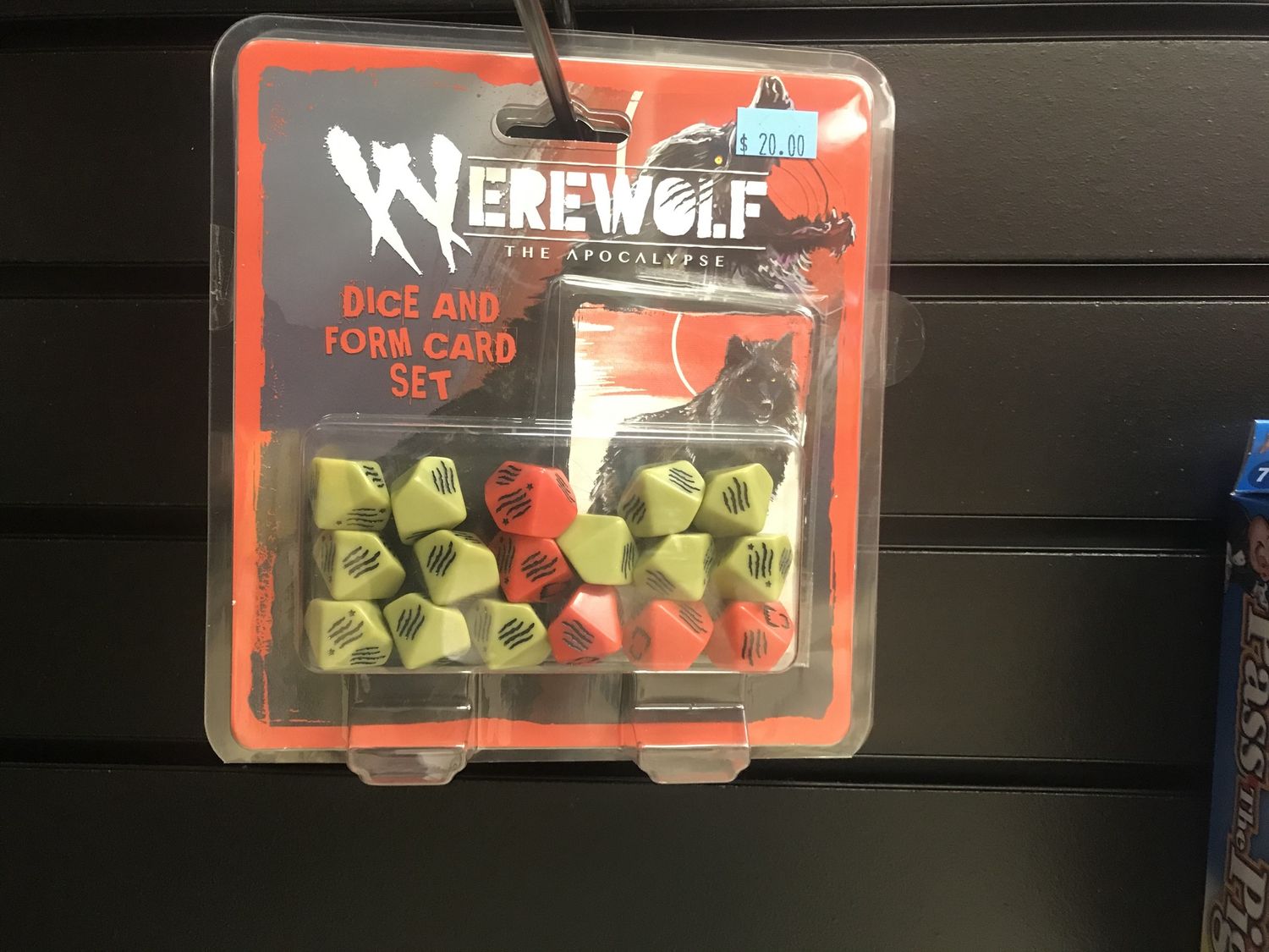 Werewolf The Apocolypse Die and Form Set