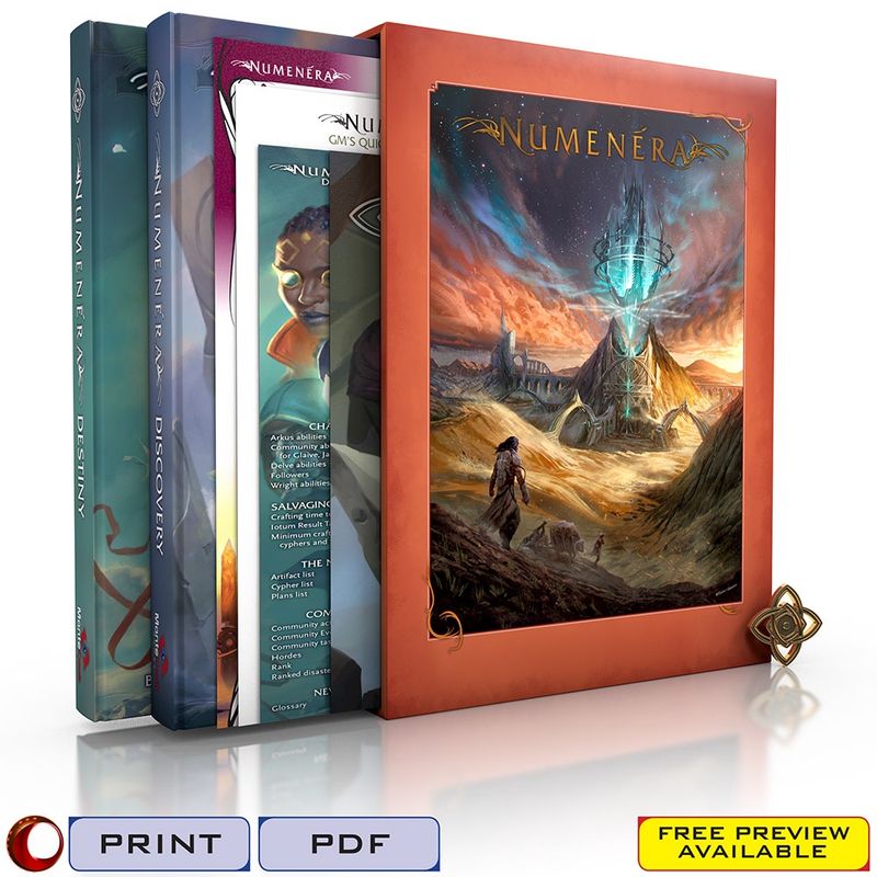 Numenera: Discovery And Destiny ( Slip Cover )