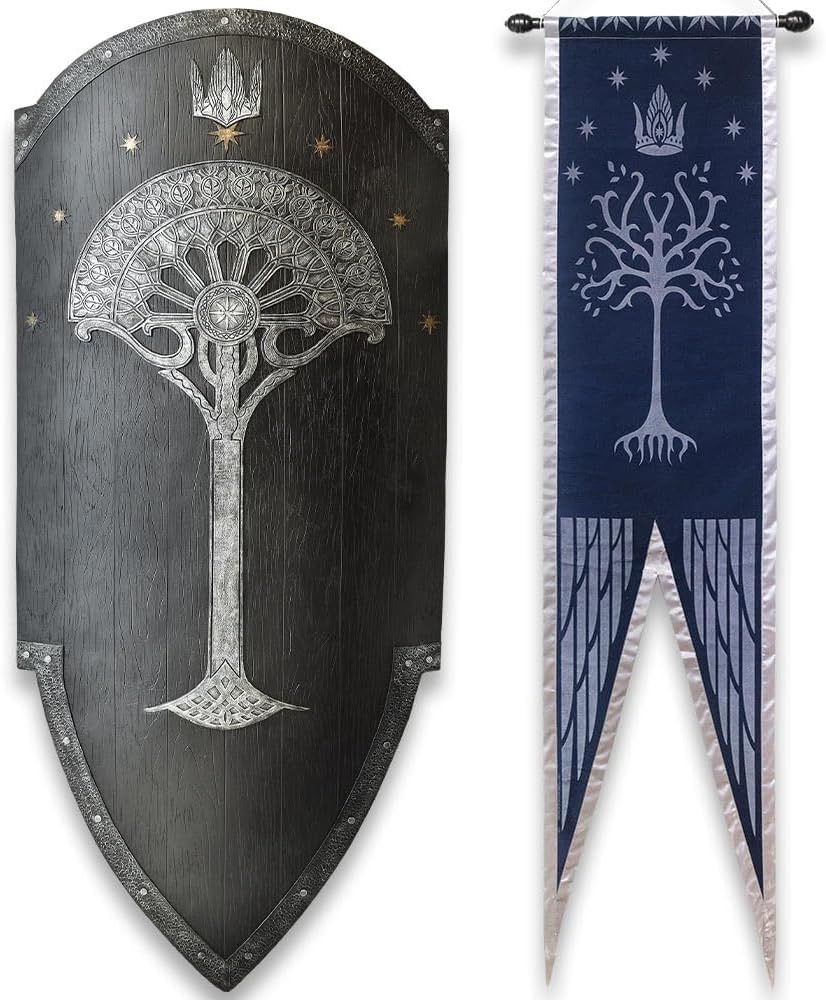LOTR Gondor Shield And Banner Of The Second Age Full Scale
