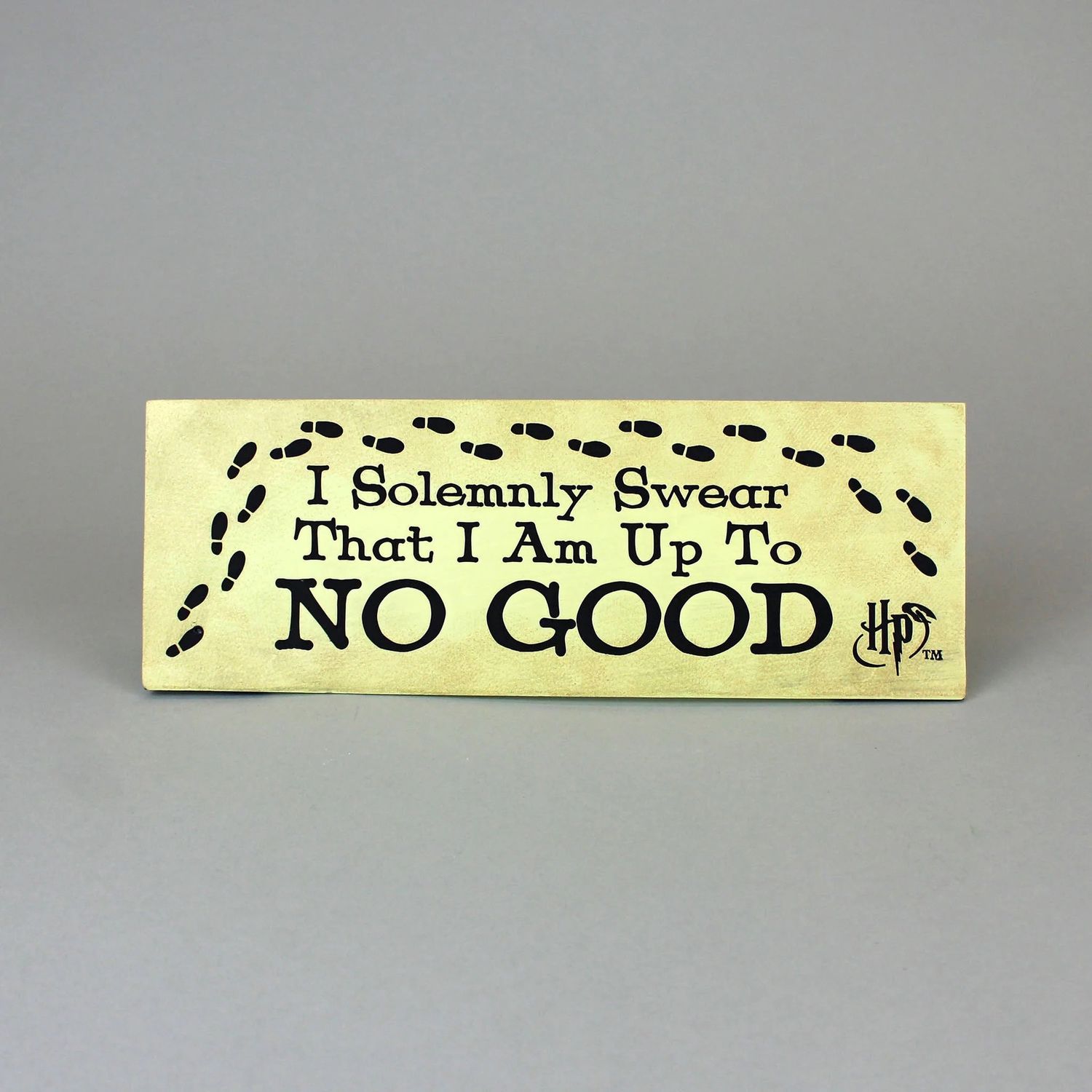 Marauders Map Harry Potter Desk Sign
