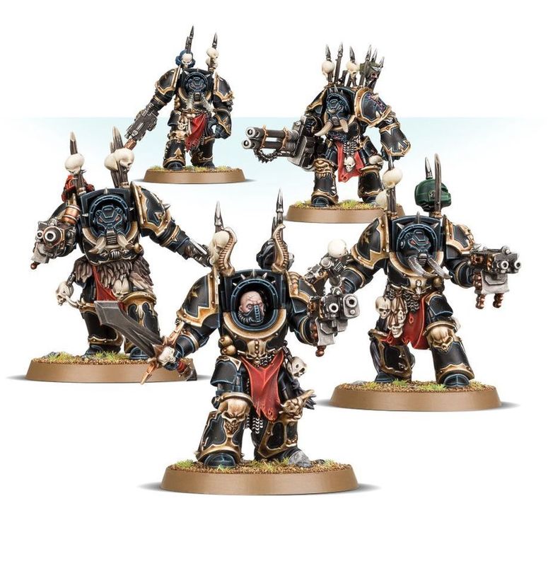 Warhammer 40k:  Chaos Space Marines Chaos Terminator Squad