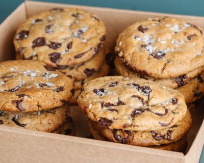 Vegan Dark Chocolate Chip Cookie
