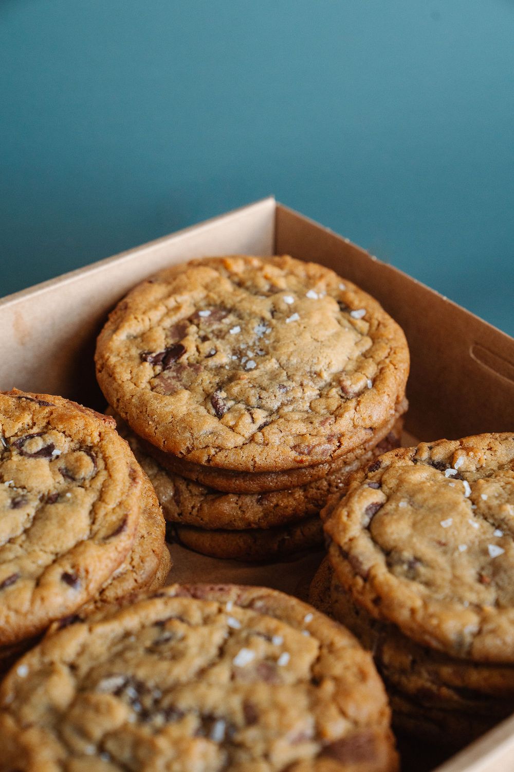 Milk and Dark Chocolate with Sea Salt Cookie
