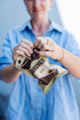 Coffee Ice Cream Sandwich