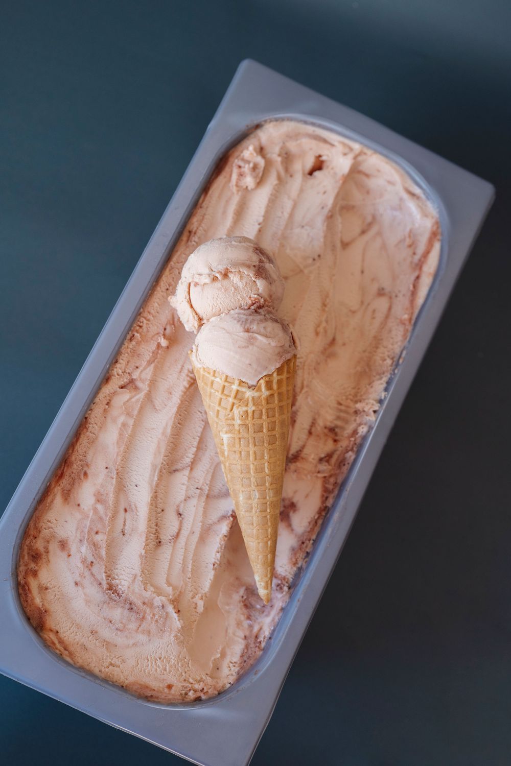 Roasted Strawberry Ice Cream