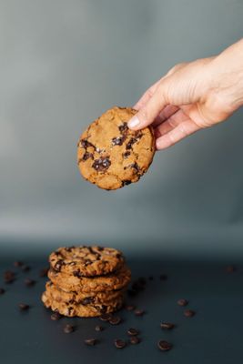Vegan Dark Chocolate Chip Cookie Dough