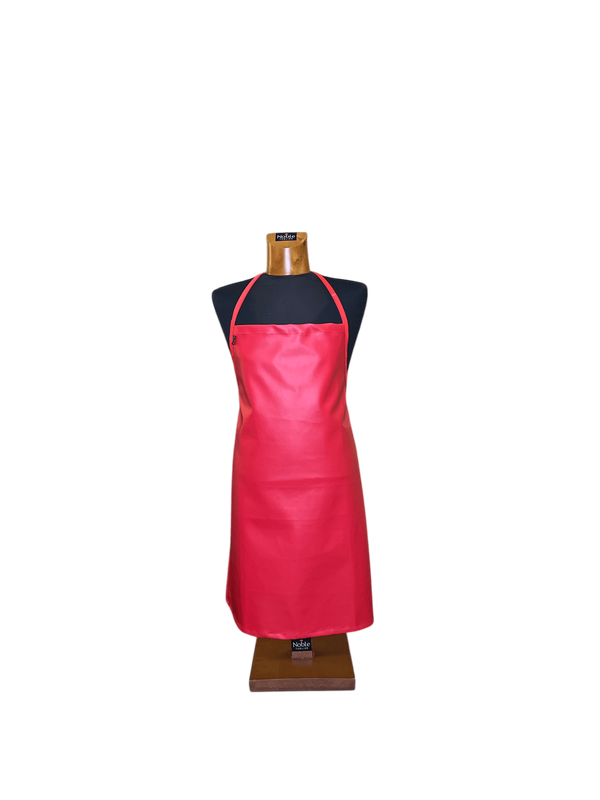 Tablier de Boucherie Professionnel Rouge en PVC - Protection & Visibilité