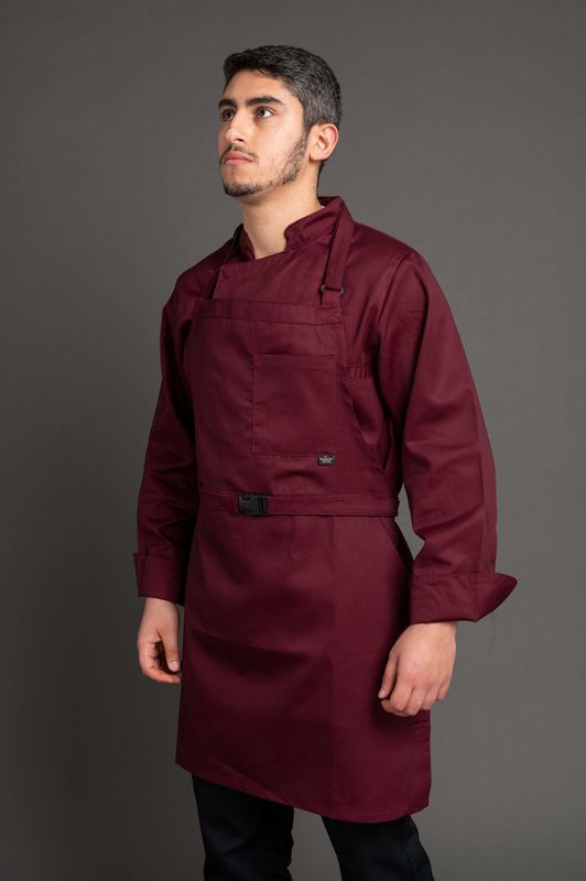 Lot De 5 Tabliers De Cuisine Noirs Umboom - Polyester 83x70cm - Pour Chef, Serveur, Hommes Et Femmes