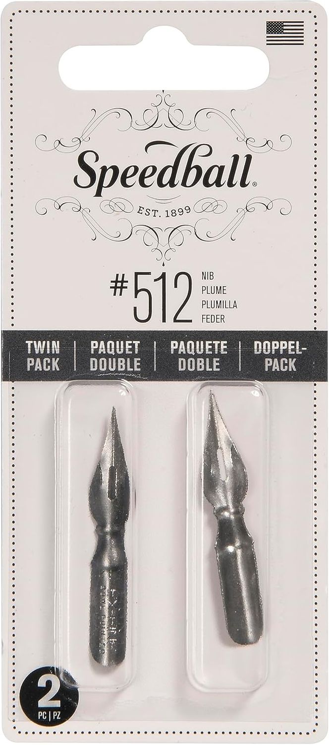 TWIN PACK NIBS NUMBER 512 CARDED