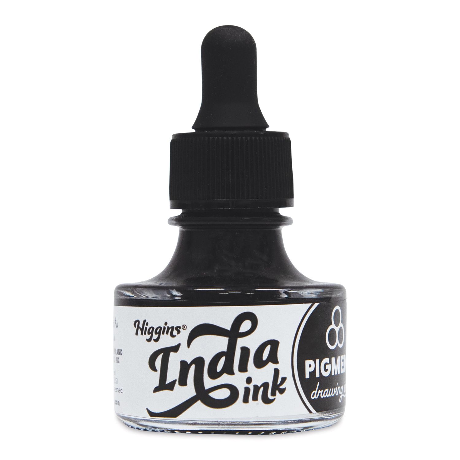 HIGGINS PIGMENTED WATERPROOF INK 1OZ BLACK INDIA