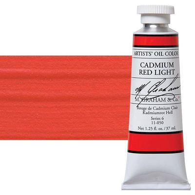 M GRAHAM CADMIUM RED LIGHT 37ML OIL COLOR